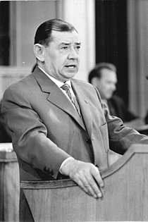 Innenminister Karl Maron spricht bei der 20. Sitzung der Volkskammer in Berlin am 20. September 1961.