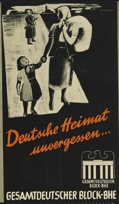 GB/BHE-Wahlplakat zur Bundestagswahl 1953