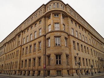 Das ehemalige Gebäude des MdI in Berlin, Behrenstraße/Mauerstraße, 2017.