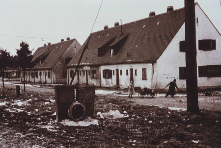 "New Jersey Street" im Displaced Persons Camp Föhrenwald, 1956