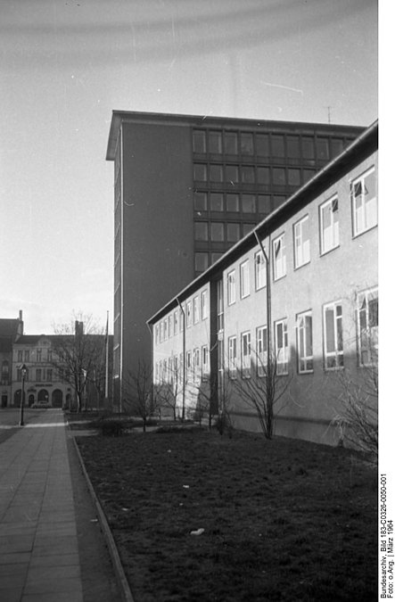 Das Bundesministerium des Innern im März 1964 in Bonn.