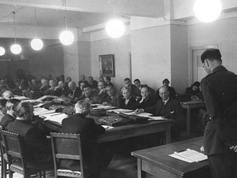 Sitzung des Zonenbeirates der britischen Zone im Juni 1947