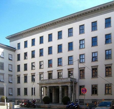 Erweiterungsbau des ehemaligen Reichsministeriums des Innern in der Dorotheenstraße 93, 2010.